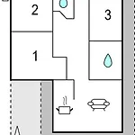 Three-bedroom In Apartman Rogotin